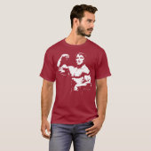 Bodybuilder Flexing Bicep T-shirt (Voorkant volledig)