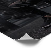 Bodybuilder Focussen op Volgende Lift Poster (Hoek)