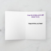 Bodybuilder Gay Birthday Kaart (Binnen)