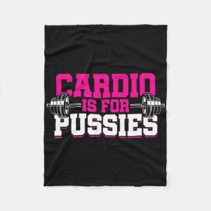 bodybuilder gewichtheffer fleece deken