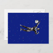 bodybuilder houdt van disco briefkaart (Voorkant / Achterkant)