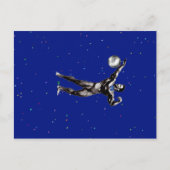 bodybuilder houdt van disco briefkaart (Voorkant)