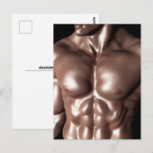 BODYBUILDER MAN BRIEFKAART (Voorkant / Achterkant)