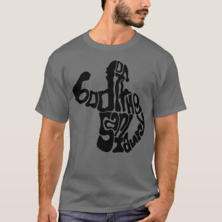 Bodybuilder met grote spieren t-shirt