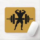 Bodybuilder Muismat (Met muis)