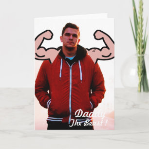 BodyBuilder Muscles Sport Fitness - UW foto - Feestdagen Kaart