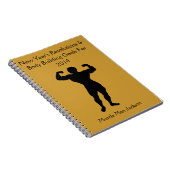 Bodybuilder Notitieboek Journal - (Rechterzijde)