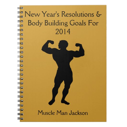 Bodybuilder Notitieboek Journal - (Voorkant)