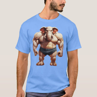Bodybuilder Olifant 3 T-shirt