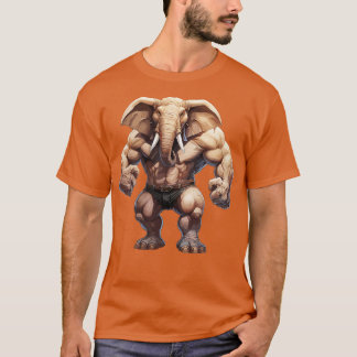 Bodybuilder Olifant T-shirt