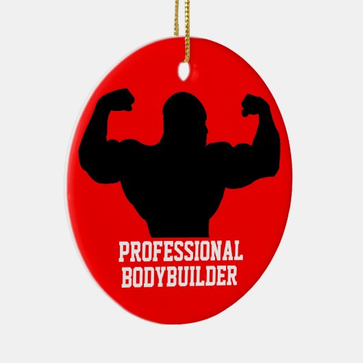 Bodybuilder Ornament Red Blue (Rechts)