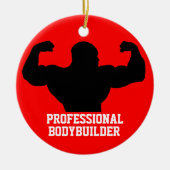 Bodybuilder Ornament Red Blue (Voorkant)