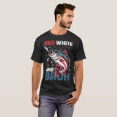 Bodybuilder Papa Vissen Visser T-shirt (Voorkant volledig)