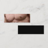 Bodybuilder Personal Trainer Fysieke Fitness Mini Visitekaartje (Voorkant / Achterkant)