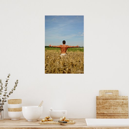 Bodybuilder Poster (Keuken)