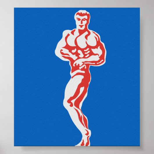 Bodybuilder Poster (Voorkant)
