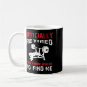 Bodybuilder Retirement Gift Gepensioneerde Bodybui Koffiemok (Links)