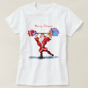 Bodybuilder Santa Claus - kerstcadeautjes - Funny T-shirt