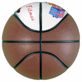 Bodybuilder Santa Funny Christmas Basketball Basketbal (Rechts)