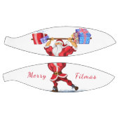 Bodybuilder Santa Funny Christmas Basketball Basketbal (Panelen)