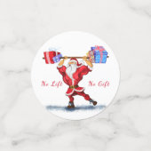 Bodybuilder Santa Funny Christmas Confetti (Kleine voorkant)