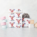 Bodybuilder Santa Funny Christmas Wrapping Paper Cadeaupapier<br><div class="desc">Grappig Kerstinpakpapier Bodybuilder Sinterklaas met Geschenken Cartoon Schilderen - - of Kies / Voeg Uw Unieke Tekst / Naam / Kleur - Maak Uw Speciale Gift - Vergroot en verplaats of verwijder en voeg elementen / tekst toe met Maatwerk tool ! Schilderen en ontwerpen van MINNED. Bekijk mijn andere projecten/schilderijen....</div>