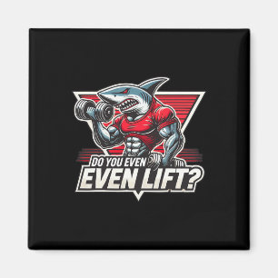 Bodybuilder Shark Lover Gym Fitness Workout Bodybu Magneet