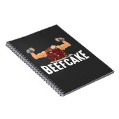 Bodybuilder Weightlift Pu Notitieboek (Rechterzijde)