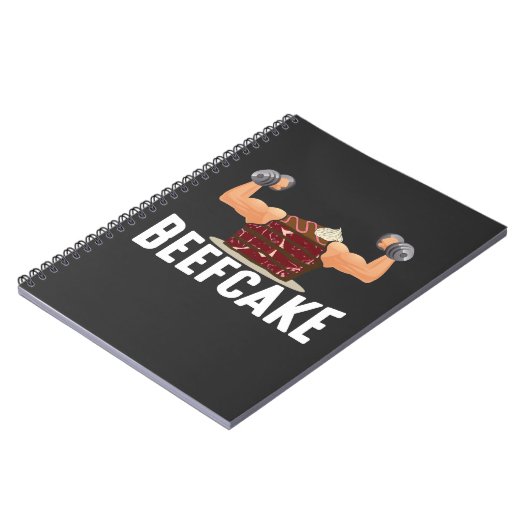 Bodybuilder Weightlift Pu Notitieboek (Linkerzijde)