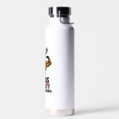 Bodybuilder Weiglifter Gym Musea Santa Security Waterfles (Links)