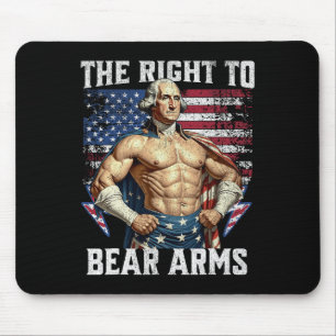 Bodybuilding 4 juli vader usa vlag 2e beerarm muismat