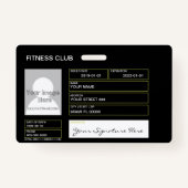 Bodybuilding Badge (Achterkant)