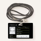 Bodybuilding Badge (Achterkant met draagriem)