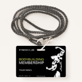 Bodybuilding Badge (Voorkant met draagriem)