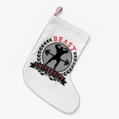 Bodybuilding Beast University Kerstmis Stocking Kleine Kerstsok (Voorkant (Hangend))