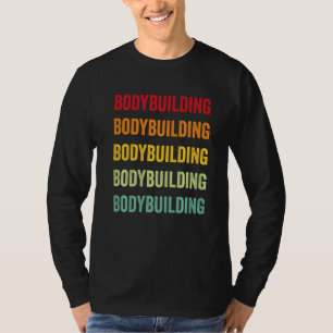 Bodybuilding Bodybuilding Hobbyist Regenboog T-shirt