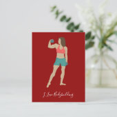 Bodybuilding Briefkaart (Staand voorkant)