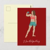 Bodybuilding Briefkaart (Voorkant / Achterkant)