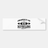 Bodybuilding Bumpersticker (Voorkant)
