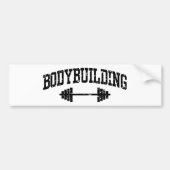 Bodybuilding Bumpersticker (Voorkant)