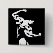 Bodybuilding-Button Vierkante Button 5,1 Cm (Voorkant)