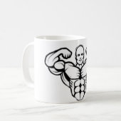 Bodybuilding cadeau voor u koffiemok (Voorkant links)