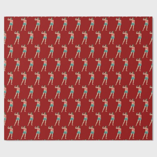 Bodybuilding Cadeaupapier (Vlak)