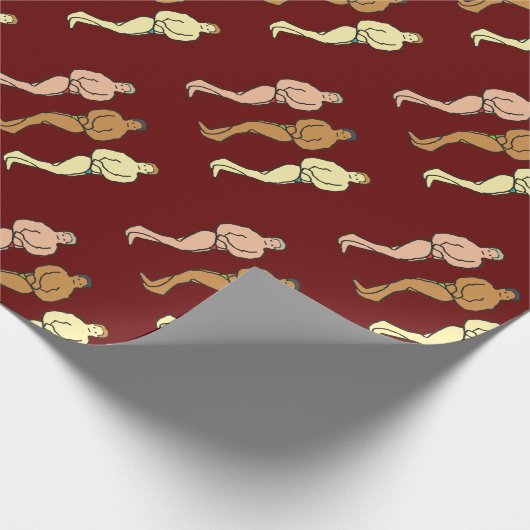 Bodybuilding Cadeaupapier (Hoek)