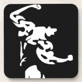 Bodybuilding Cork Onderzetter (Voorkant)