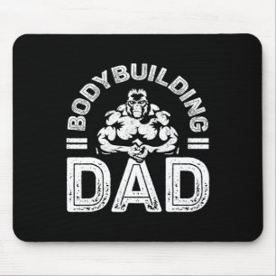 Bodybuilding Dad Shirt Mannen Spier Gym Training B Muismat