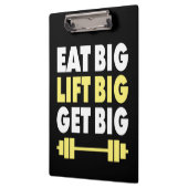 Bodybuilding - Eet groot, Lift groot, Groot worden Klembord (Links)