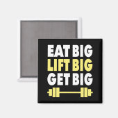 Bodybuilding - Eet groot, Lift groot, Groot worden Magneet (Voorkant / Achterkant)