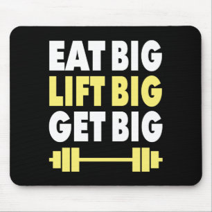 Bodybuilding - Eet groot, Lift groot, Groot worden Muismat