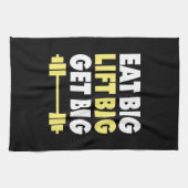 Bodybuilding - Eet groot, Lift groot, Groot worden Theedoek (Horizontaal)